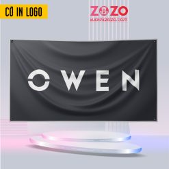 Cờ in logo nhãn hàng Owen