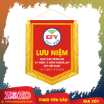 Cờ lưu niệm bóng đá 11 Co luu niem Da Bong