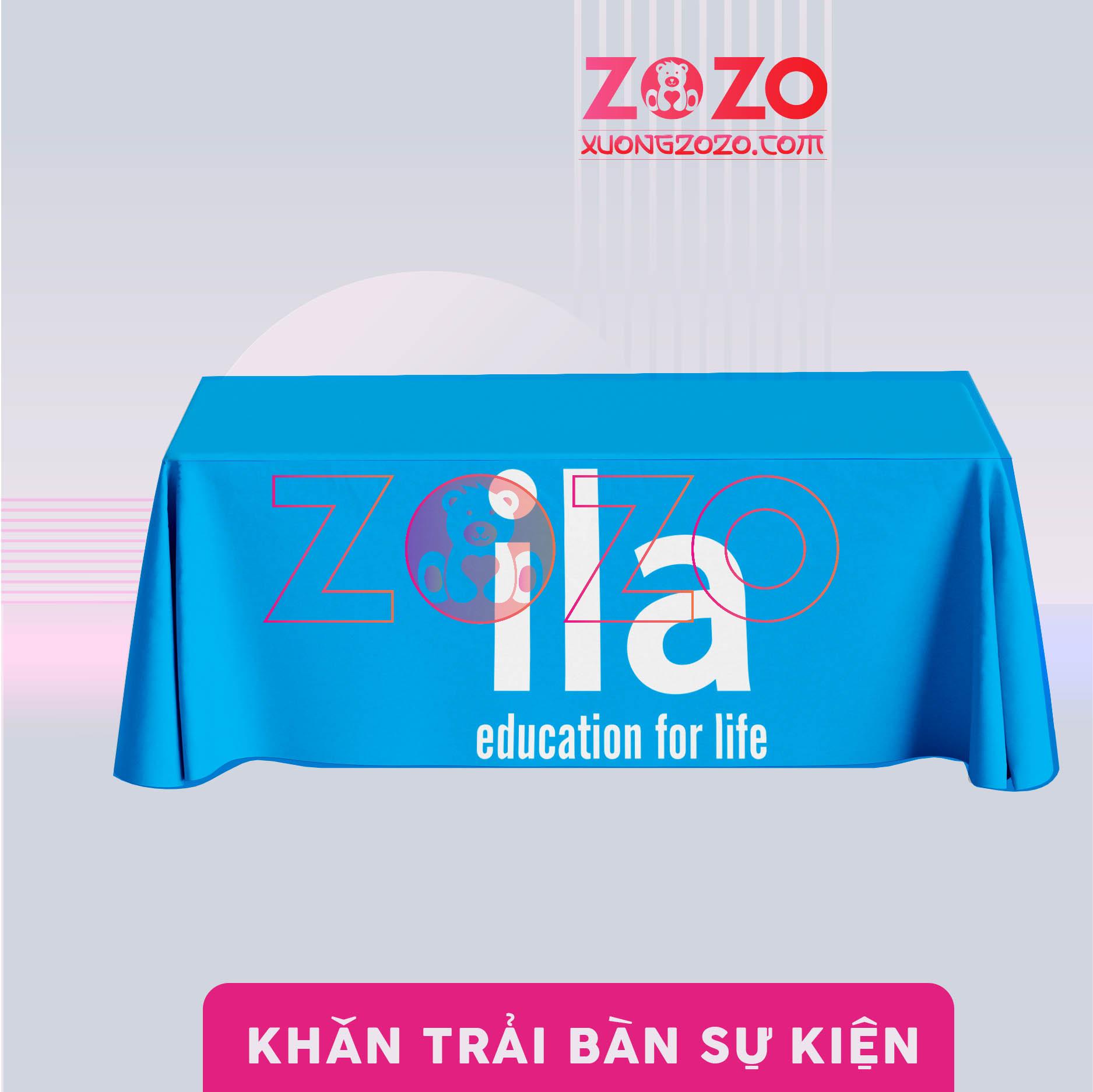 Khăn trải bàn in logo - Xưởng ZOZO