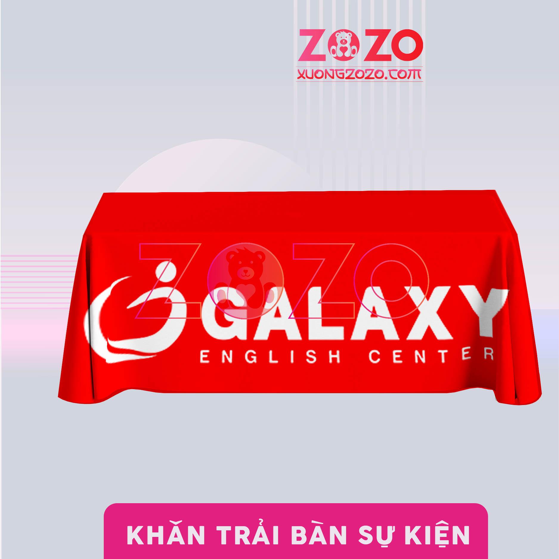 Khăn trải bàn in logo - Xưởng ZOZO