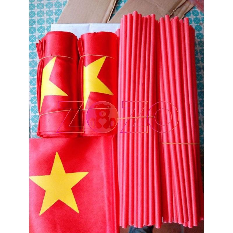 COMBO BÓ 100 CỜ VẪY CỜ CẦM TAY ( LOẠI 1 ) (GIÁ TỐT) | Shopee Việt Nam