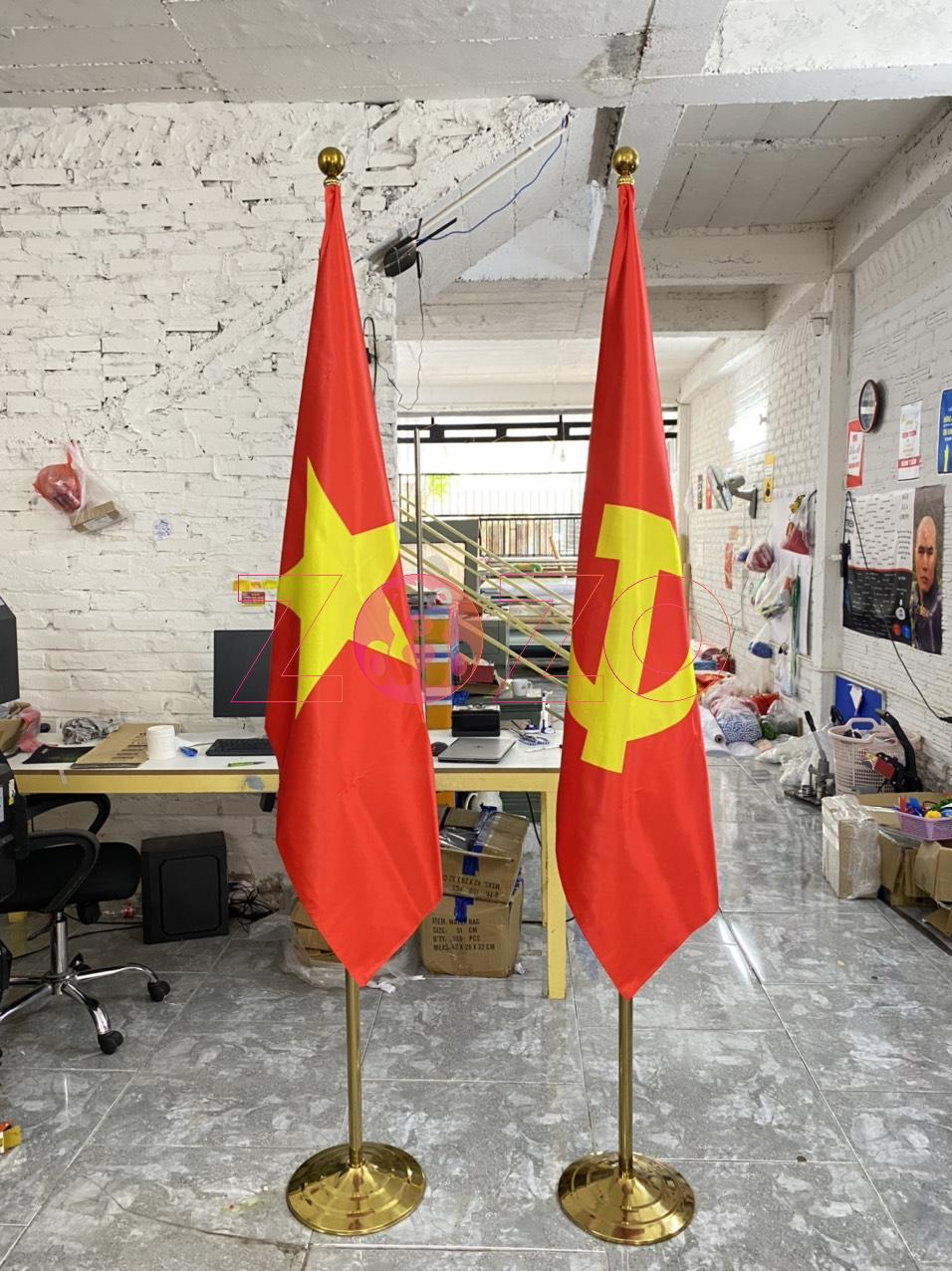 Cột cờ inox văn phòng tùy chỉnh kích thước 2,6m