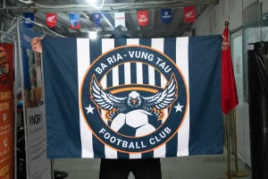 Cờ in Logo CLB, Cờ đội bóng 1 hai trieu la xuong in co cho co dong vien cac clb bong da