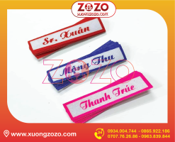 Các Loại Bảng Tên Học Sinh Tại Xưởng Cờ ZOZO