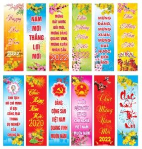 Cờ Phướn Trang Trí Lễ Tết 4 phuon doc chuc mung nam moi file corel 01