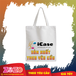 Túi vải canvas in Logo