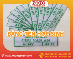 In logo phù hiệu học sinh ủi nhiệt mẫu đẹp, lấy ngay