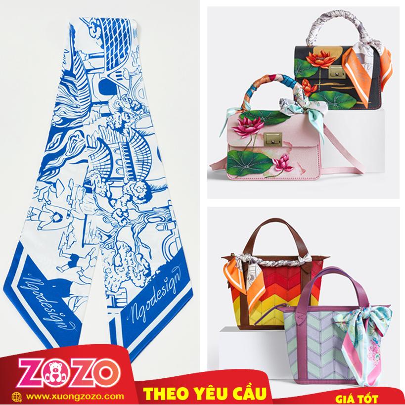 In Khăn Twilly Theo Yêu Cầu – Thiết Kế Riêng, Sang Trọng, Bền Màu 1 Khăn Twilly