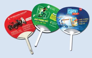 Quạt Nhựa In Logo Theo Yêu Cầu