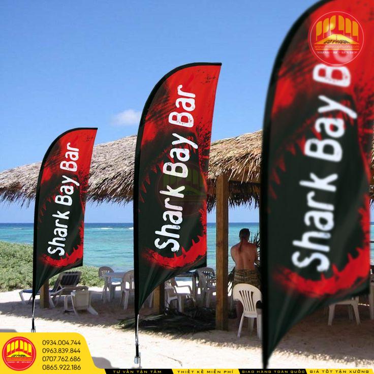 Cờ Phướn Bãi Biển cho hoạt động ngoài trời | May cờ phướn