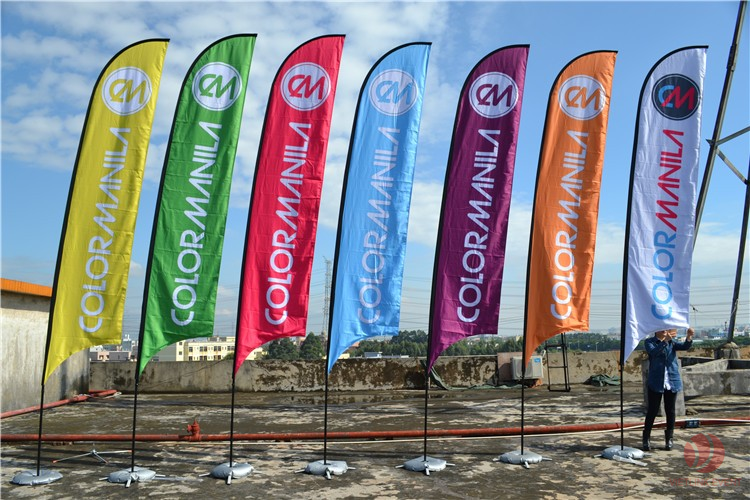 Cờ Phướn Đế Nặng Chịu Gió 1 Chuyên cho thuê cờ quảng cáo | Cờ bãi biển cánh buồm giá rẻ tại Hà Nội