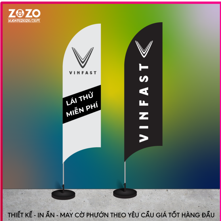 Cờ phướn quảng cáo tại Hà Nội - Rối hơi vẫy tay