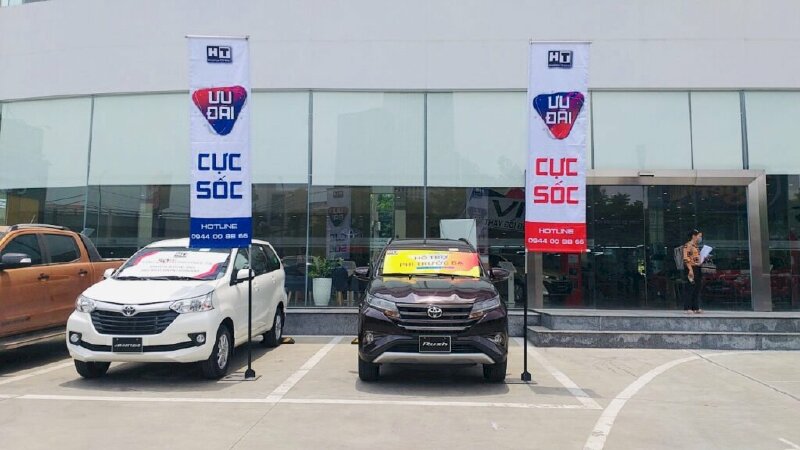 Cờ Phướn Showroom Ô Tô 1 In cờ công ty theo yêu cầu TPHCM