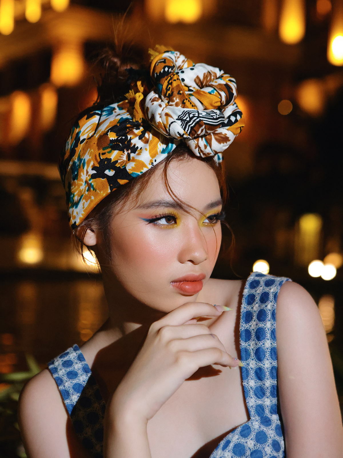 4 cách phối khăn turban cho cô nàng sành điệu