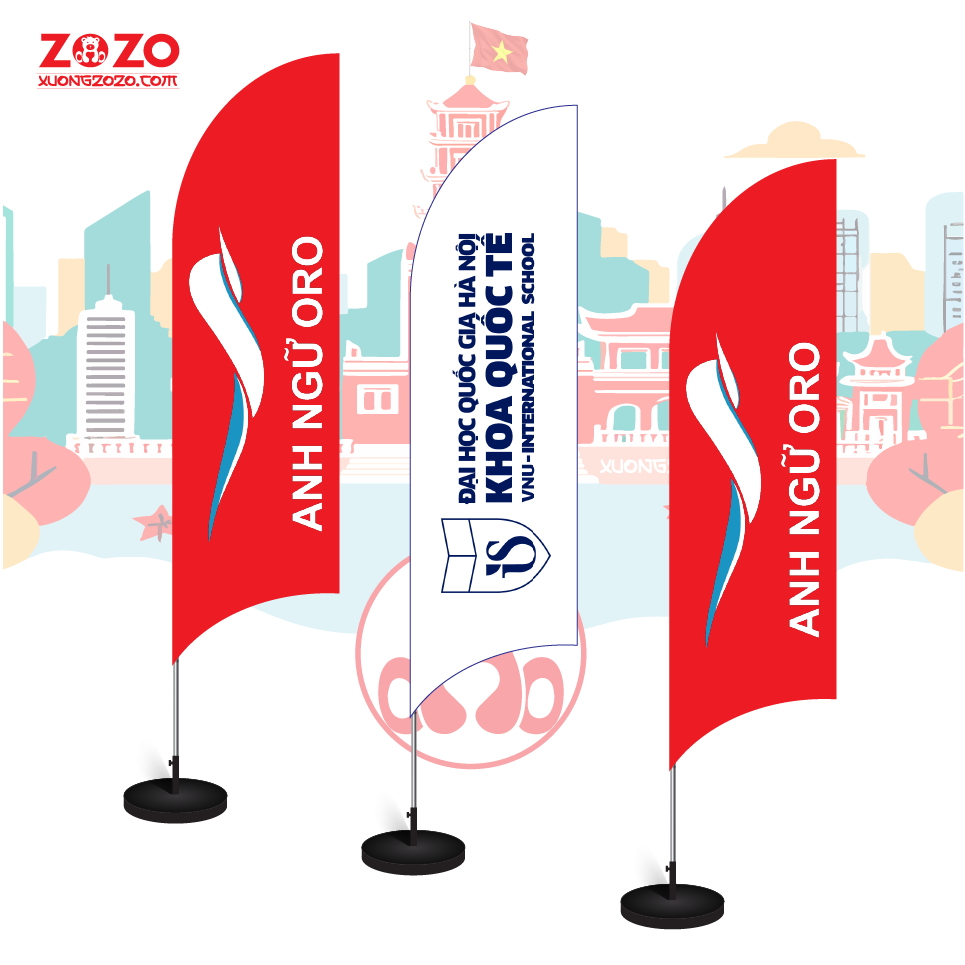 Xưởng in cờ cánh buồm giá rẻ - Hình Nộm Quảng Cáo, Rối Hơi Sự Kiện
