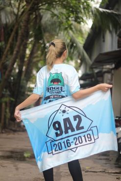 In Cờ Lớp Theo Yêu Cầu – Màu Chuẩn, Chất Vải Bền