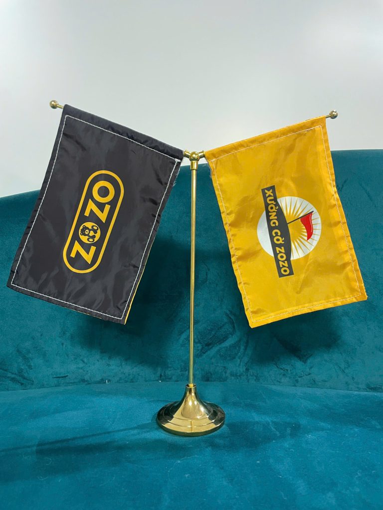 cờ để bàn in logo theo yêu cầu