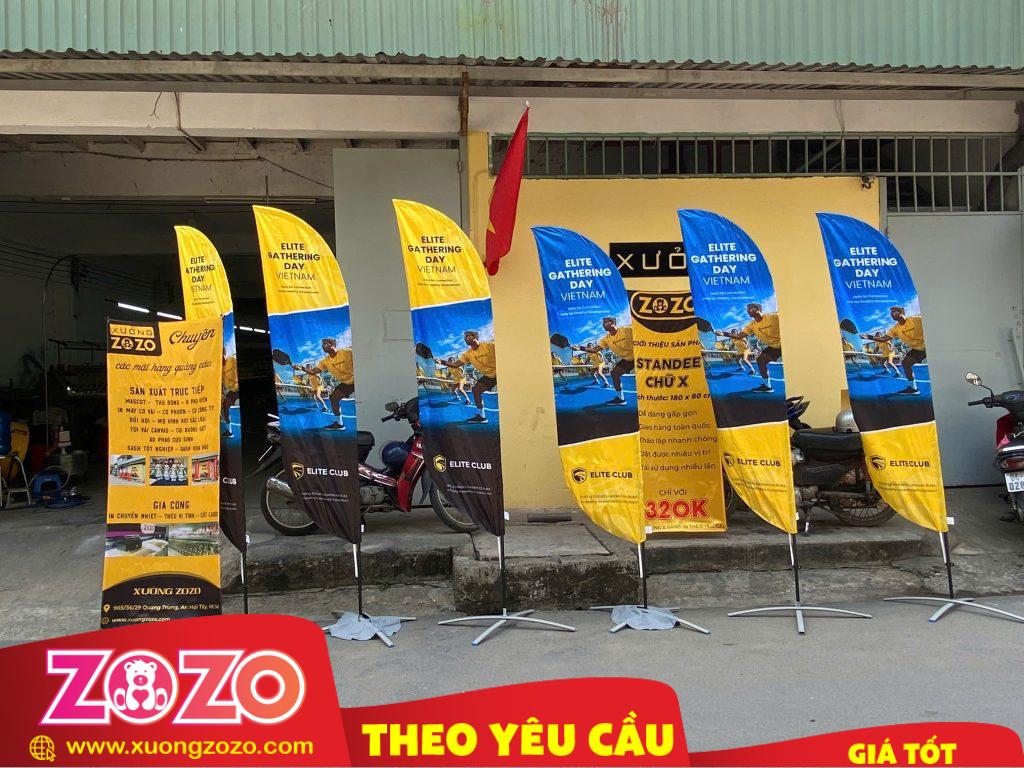 Cờ Phướn Đế Chữ X & Standee – In Theo Yêu Cầu Tại Xưởng ZoZo 1 Cờ phướn đế chữ X và standee