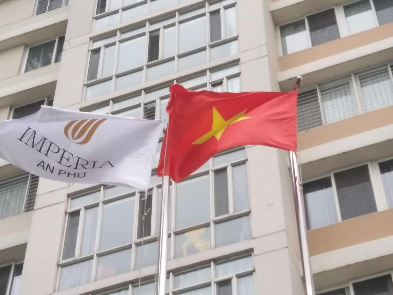 May cờ, in cờ công ty các loại, giá rẻ, chất lượng - May Cờ 24h