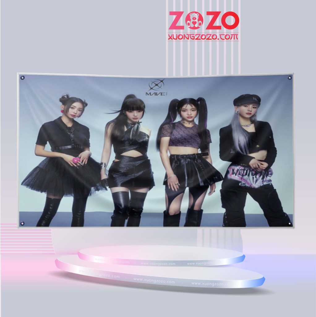 co idol in theo yeu cau thiet ke rieng in sac net xuong zozo