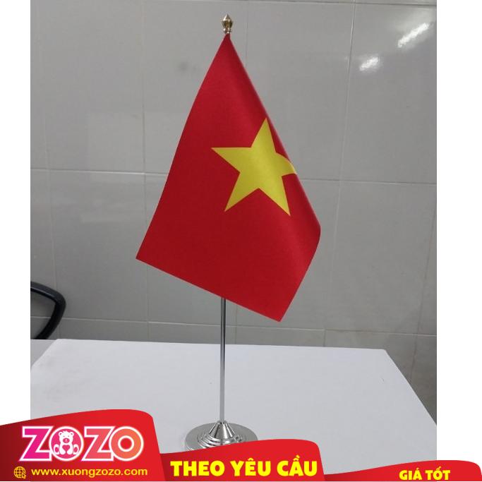 Đế Cờ Để Bàn 1 Trụ Kim Loại ZoZo – Bền Đẹp, Giá Xưởng 1 đế cờ để bàn 1 trụ kim loại