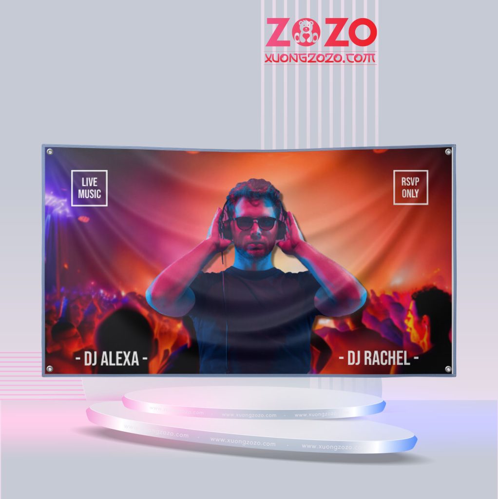 In Cờ Idol Theo Yêu Cầu – Thiết Kế Riêng, In Sắc Nét, Gia Công Tại Xưởng ZoZo 6 cờ idol