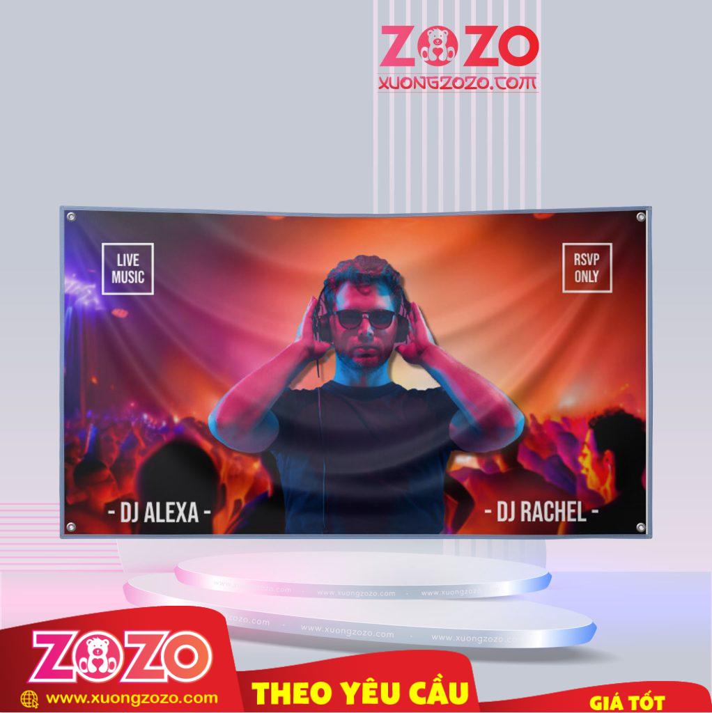 In Cờ Idol Theo Yêu Cầu – Thiết Kế Riêng, In Sắc Nét, Gia Công Tại Xưởng ZoZo 18 cờ idol