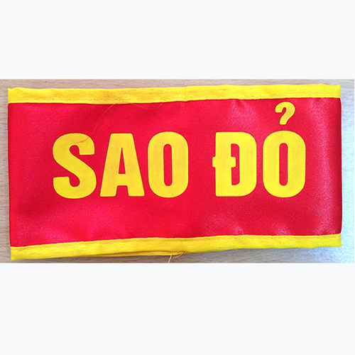 Băng đeo tay SAO ĐỎ 3 Băng đội trưởng,sao đỏ dùng đeo vào các mục đích sử dụng khác nhau. – coluuniem.vn