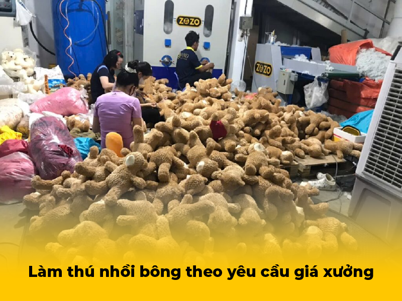 Công ty sản xuất thú nhồi bông, gấu bông quảng cáo theo yêu cầu 5 xuong may thu bong gia re 02